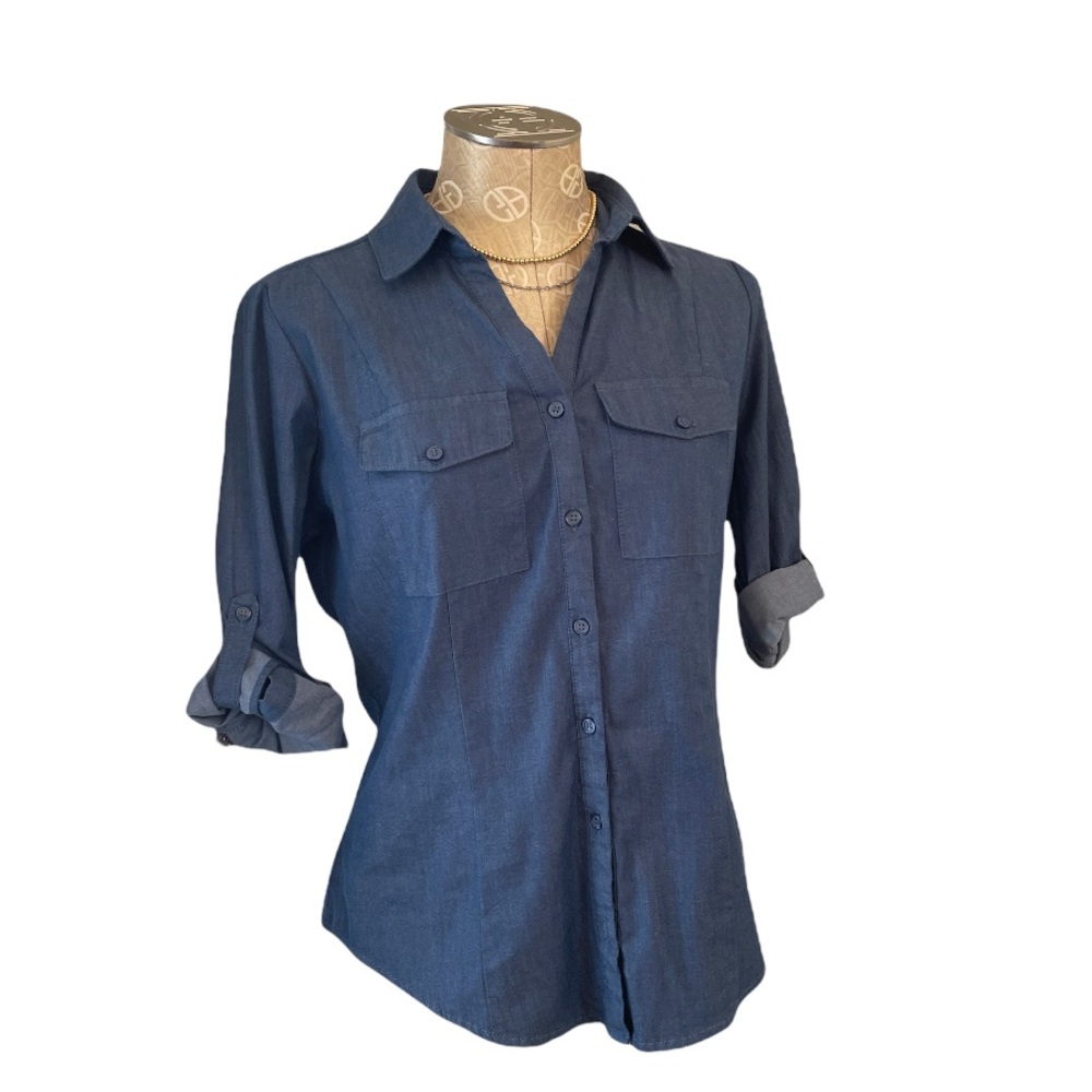 New York & Company Button Up Size S